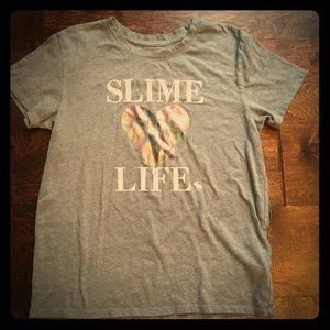 Abercrombie Kids “Slime is Life” shirt